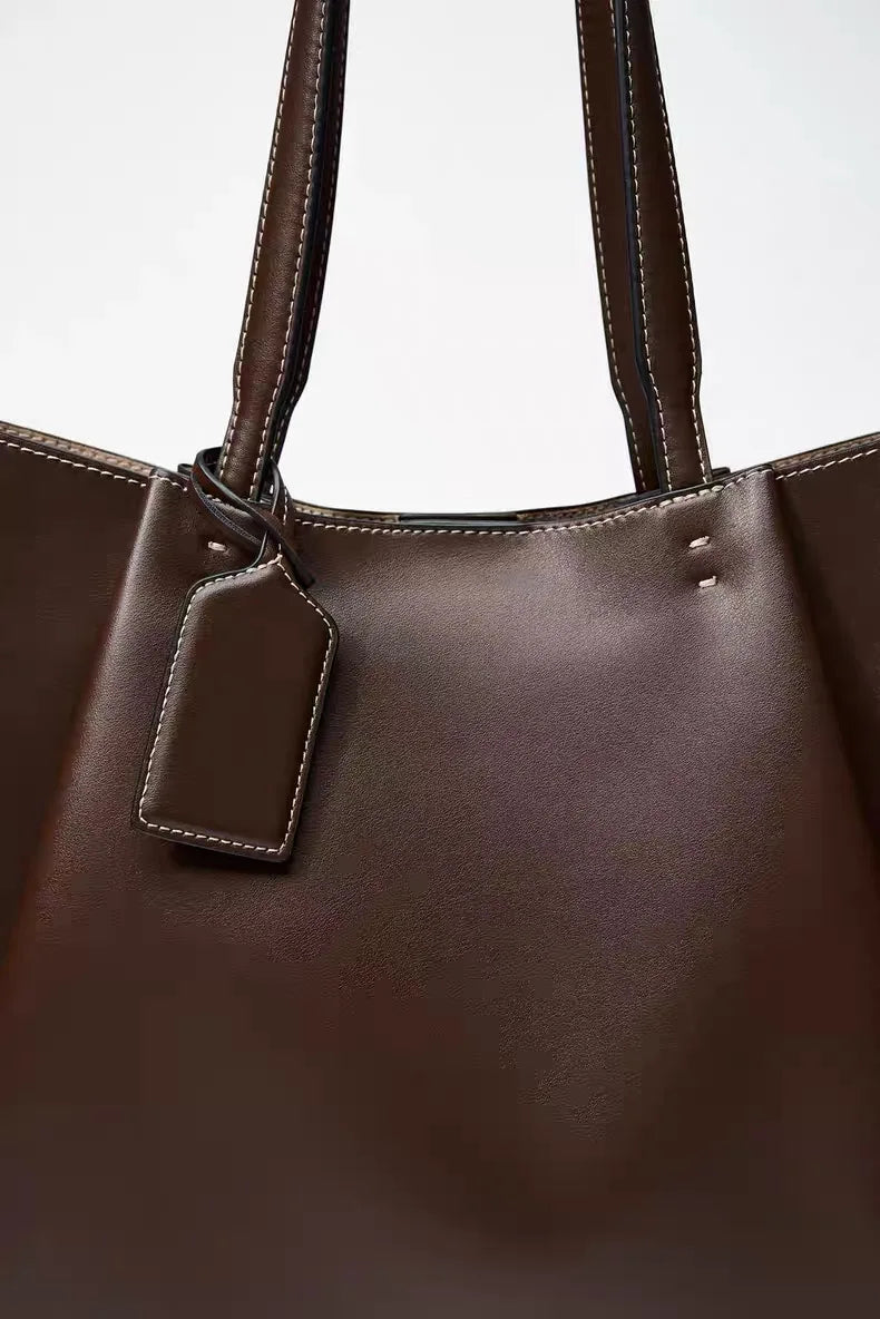 Fashion Ruched Women big Handbags Designer PU Leather Shoulder Bag High Quality Crossbody Bags Women Bucket Bag Female Clutch