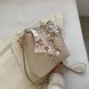 New Fashion Women's Shoulder Bag Large Capacity Ribbon Chain Bucket Bag Crossbody Bag Daily Commuting