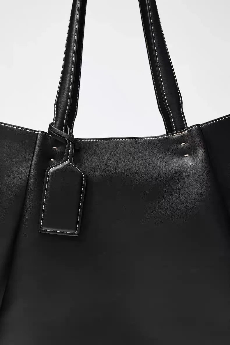 Fashion Ruched Women big Handbags Designer PU Leather Shoulder Bag High Quality Crossbody Bags Women Bucket Bag Female Clutch